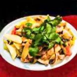 蒸し豚とコブクロと自家製高菜炒め Doi truong xao dua（Minh Nhat Quan草加店）