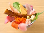 海鮮こぼれ丼（磯丸水産 千葉中央駅前店）