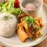 豚キムチプレート Special pork loin kimchi plate（RIDLEY）