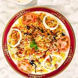 ビリヤニ(チキン)+ライタ Biryani (Chicken) + Raita(HAJI RESTAURANT)