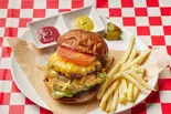 チーズバーガーSET(Zac ca Diner)