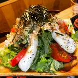 蒸し鶏の和風サラダ(肉が旨い店!レッドコング)