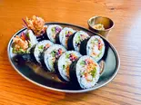 【新メニュー】チキンマヨキンパ  Chicken Mayo Gimbap（BASAK CHICKEN 下北沢）