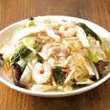 皿うどん(塩味) Crispy Fried Noodles(Salt Flavor)（大阪王将 東高円寺）