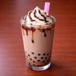 チョコレートタピオカミルク（ピザ＆ワッフル バスターズ (PIZZA＆WAFFLE BUSTERS)）