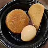 静岡おでん3本盛り Shizuoka Oden - Assortment of 3Kinds（【静岡おでん×浜松餃子×富士宮焼きそば】ハナクラ三鷹店 hanakura mitakaten）