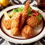 海の3兄弟|シーフードデラックスフライ Deluxe Fried Seafood（森下で50年続く洋食屋 カフェレストラン鍵）