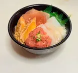 得ネタ祭り！4色トロ盛り丼（魚丼 北千住本店）