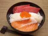 紅白丼(笹互 綾瀬店)