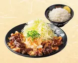 おろしポン酢すたみな焼肉コンボ定食（伝説のすた丼屋国立東店）