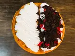 ストロベリー＆ココアビスケット＆チョコレートソース＆ミルククリーム（ワッフルパラダイスMIYAKO 用賀店）