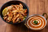 【人気】ケバブ風タンドリーチキン丼＆選べるミニカレーセット Tandoori Chicken Bowl ＆ Mini Curry Set（THAIND(タインド)|ガパオ・タイ料理＆本格インドカレー）
