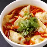 【MiNiマーラー水餃子】MiNi麻辣水餃/Mini spicy dumplings（⛩️好茶❤️戸越銀座店【国産食材使用タピオカ専門店】毎週火曜日好茶の日:セットメニュー1200円提供【チキン/麻辣タン/米線絶賛発売中】）