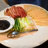 鴨肉のクレープ包み（馮記 西安刀削麺酒楼）