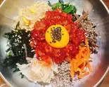 チャンジャビビンバ Sauced intestine Bibimbap（ホンデポチャ名古屋大須店）