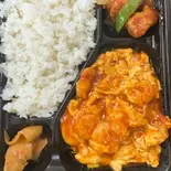 海老と卵のチリソース弁当(福海軒)