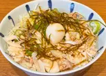 小ネギチャ丼 Small Green Onion ＆ Roasted Pork Fillet Rice Bowl（横浜家系ラーメン 金安商店）