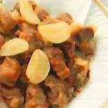 【26】ガーリックスナギモ/Garlic Sunagimo（インド・ネパールレストラン YABIN 溝の口店）