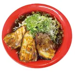 黒醤油太麺（釈迦力 友 あびこ店）