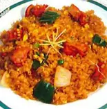 スパイシーチキンフライライス/Spicy Chicken Fry Rice（インド料理ラサニ）