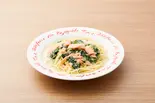 サーモンとほうれん草のクリームスパゲッティ（パスタmama）