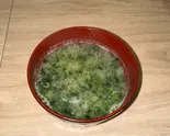 あおさの味噌汁 Aosa miso soup（大衆海鮮 団）