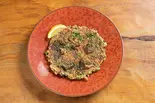 和牛すじねぎ焼（鉄板処 燦糺(さんきゅう)）