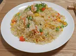 海老チャーハンセット（王氏食堂）