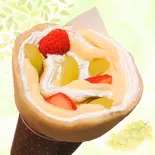 苺マスカットバナナカスタード生クリーム（クレープショップシフォン）