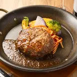 ハンバーググリル オニオンソース（横浜市場食堂グリルエトナ）