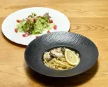 みんな大好き大振り牡蠣のオイルソース生パスタ+サラダ付(SHELTY CAFE シェルティーカフェ)