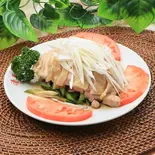 蒸し鶏とネギの和え物（清香楼相生町店）