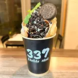 バブルワッフルチョコミント（337カフェ）