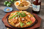 国産鶏むね焼そば&選べるミニ丼セット(国産牛ホルモン焼きそば ホルそば亭 蕨中央)