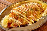 野菜も摂取”大阪名物” キャベツ焼き（まめたい商店 野方店）