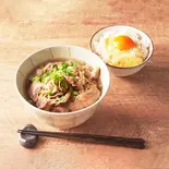 肉増し！肉吸いお肉120gと卵かけご飯定食（大阪名物！肉吸い「千日屋」 博多店）
