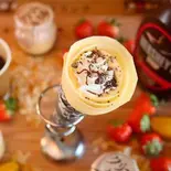 生クリームカスタードチョコ Fresh Cream, Custard and Chocolate（アイスるクレープGrow）