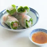 生春巻き4本 namaharumaki4p(TAJ MAHAL ASIAN DINING&BAR)