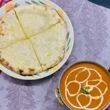 【大人気】バターチキンカレー・チーズナン/バターチキンカレー・チーズナン（【4ヶ月国を渡った料理長】印カレー PAIYO）