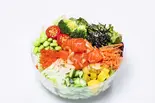 LAスタイルポキボウル サーモン Atlantic salmon（アヒポキ豊洲店ヘルシーポキボウル＆サラダの店）