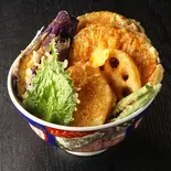野菜天丼（どんまつ 津田沼）