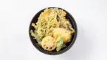 野菜天丼（蕎麦切りくろ 大通本店）