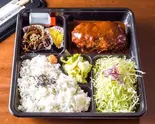 デミグラスソースハンバーグ Hamburg steak with demi-glaze sauce（白金とんかつ王龍）