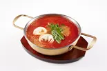 マンドゥ麺(1辛)（韓韓麺 竹ノ塚店）