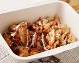 【もも&むね】オリジナルスパイスチキン Original spiced chicken.(玄米と合盛りチキンの健康チキンオーバーライス Healthy&co 秋葉原店)