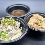 肉つけ讃岐うどんとミニ豚カルビ丼（肉つけうどんと丼ぶりの店 八雲）