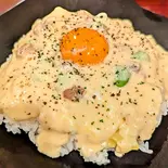 とり〜りカルボー飯（おおたマルシェ - とろ〜りカルボー飯とスパイスごはん！ -）