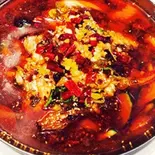 牛肉の唐辛子煮込み（中華料理 旭園）