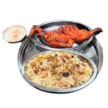 チキンアフガニポラオ・ライタセット(Chicken Afgani Polao with Raita)（インドレストラン＆バー ディヤ）