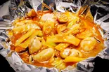 かきとしめじの鉄板焼き【鉄板海蛎蘑菇】(中国東北家郷料理永利 豊洲駅前店(1号店))